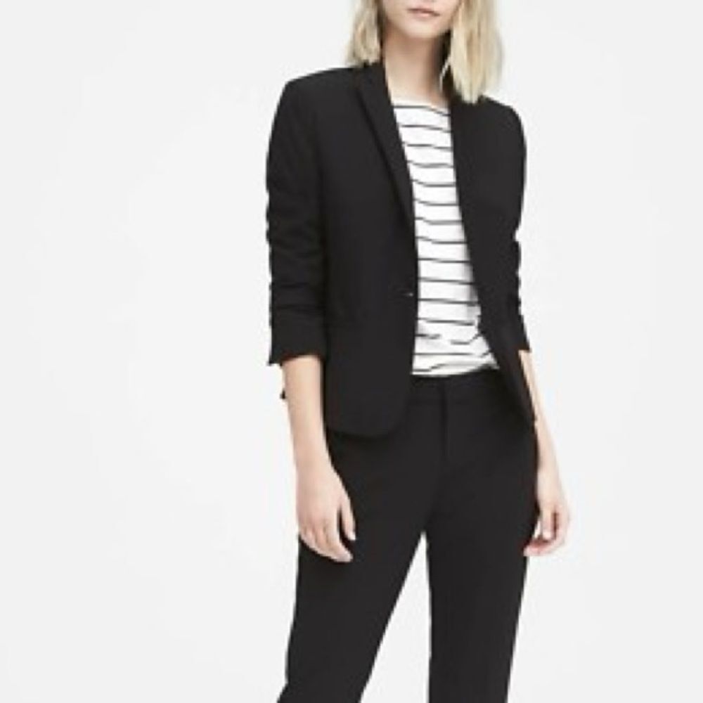 Banana Republic Classic-Fit Italian Wool Blend Blazer